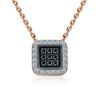 Подвеска из золота с бриллиантами природными