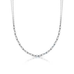 Колье из серебра