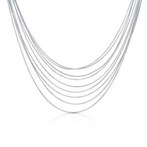 Колье из серебра