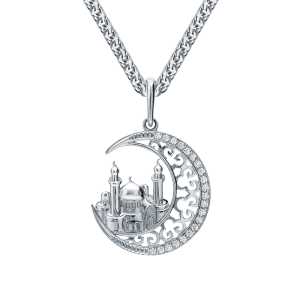 Серебряная подвеска с фианитами