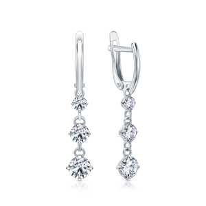 Серьги из белого золота Cold Diamonds