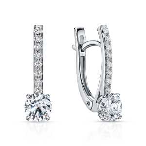 Серьги из белого золота Cold Diamonds