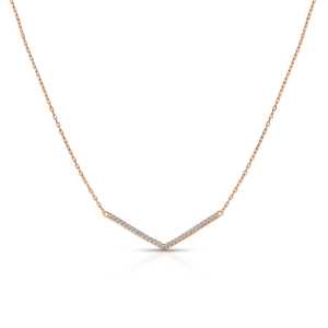 Золотое шейное украшение с бриллиантами природными