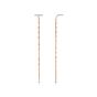 Серьги из золота с бриллиантами природными